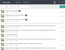 Tablet Screenshot of exclife.com